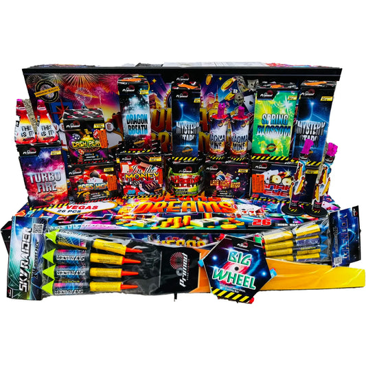 Vegas Dreams Selection Box by Primed Pyrotechnics
