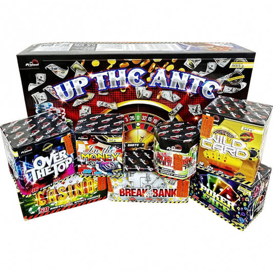 Up The Ante Barrage Box By Primed Pyrotechnics