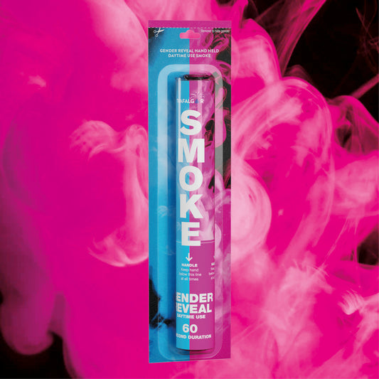Pink Hand Held Coloured Smoke Grenade