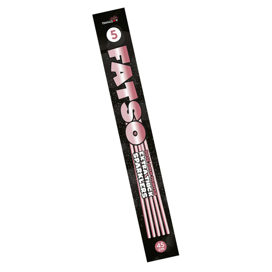 Fatso Sparklers - Rose Gold (Pack of 5)