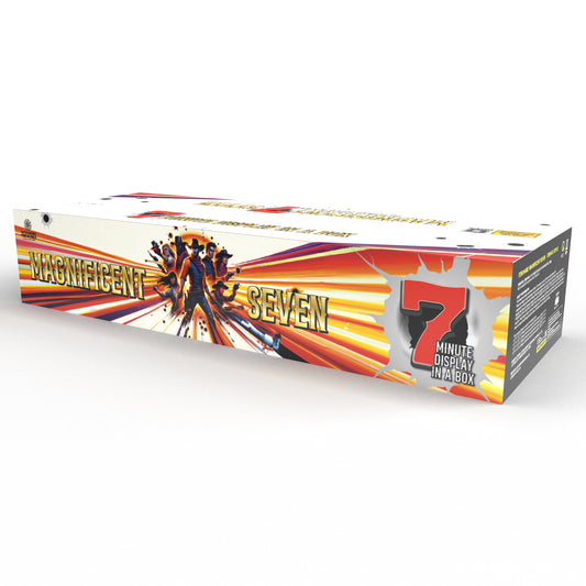 Illuminate the Night with Magnificent 7: The Ultimate 7-Minute Firework Extravaganza!