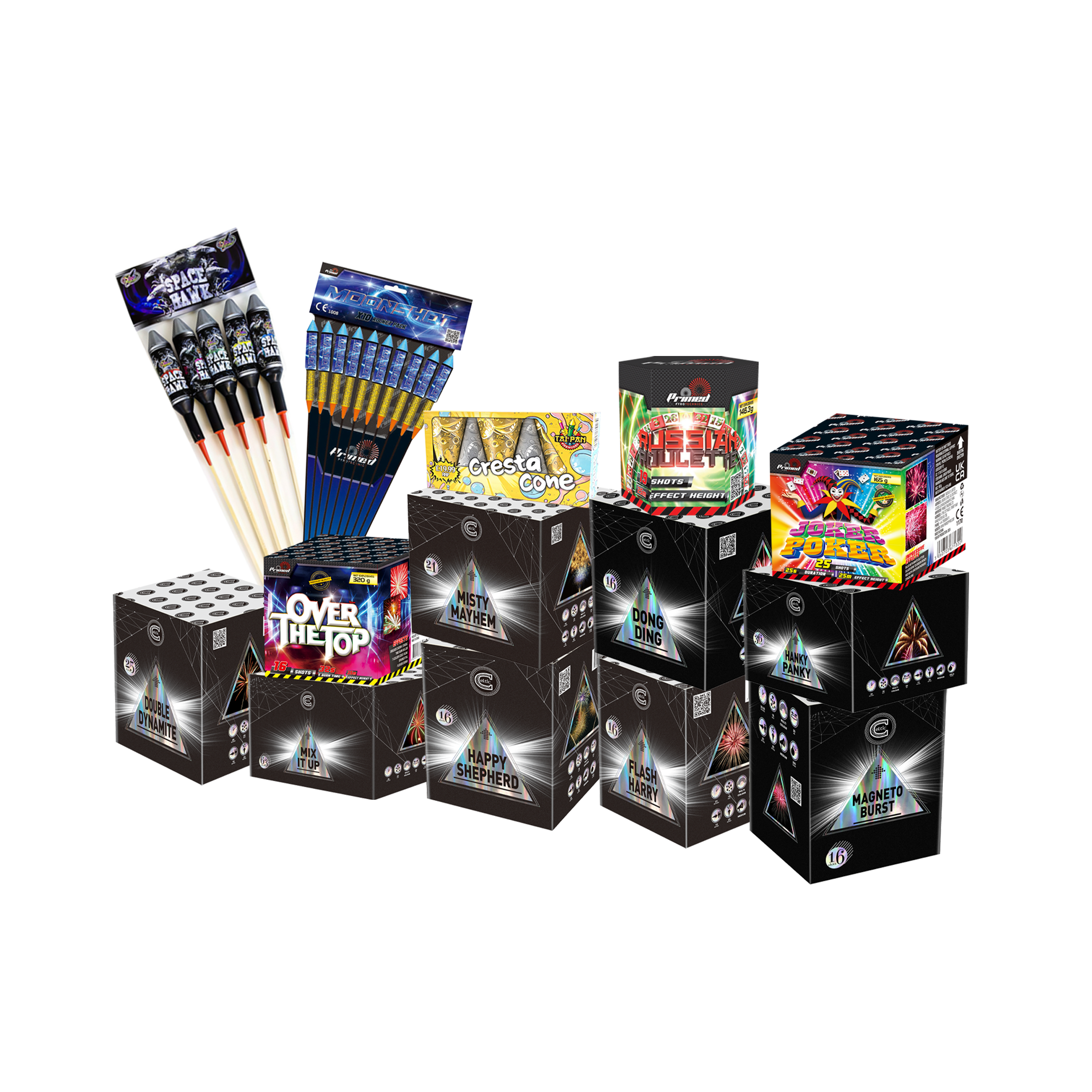 Bonfire Garden Display Pack – Norfolk Fireworks