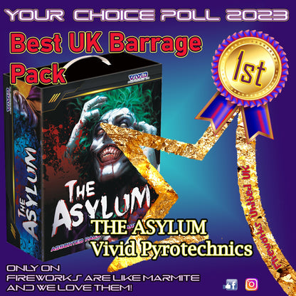 The Asylum 9 Cake Assortment from Vivid Pyrotechnics