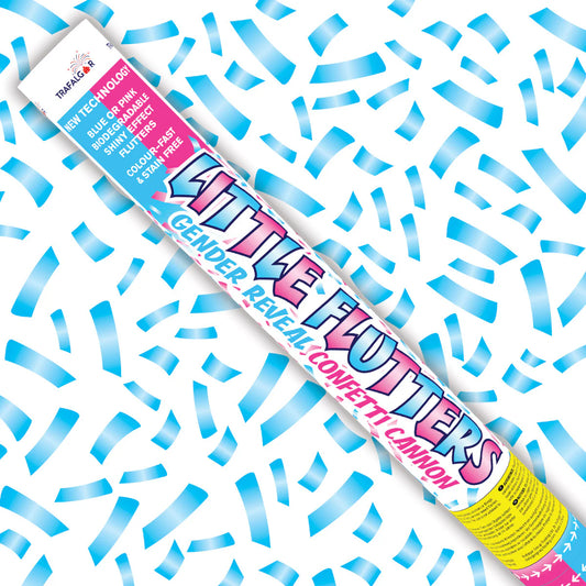 Blue Gender Reveal Confetti Cannon
