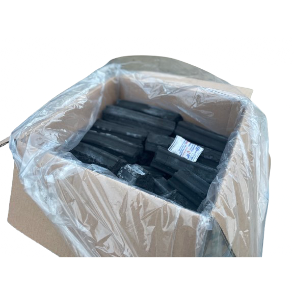 Exclusive Turkish Oak Charcoal Hex Briquettes - 10kg