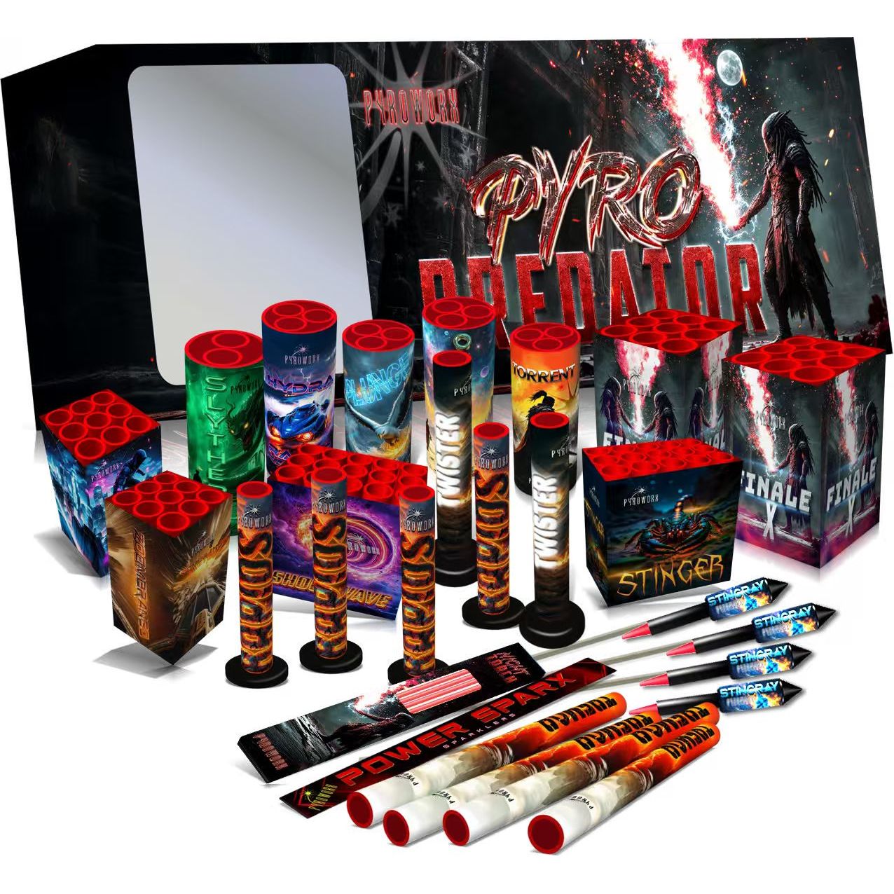 Pyro Predator Fireworks Pyro Predator by Pyroworx – Norfolk Fireworks
