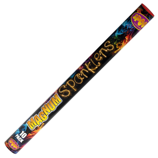 Magnum Sparklers (Tube of 10) – 16-inch gold sparklers