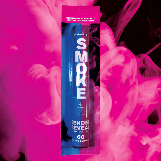 Pink Hand Held Coloured Smoke Grenade