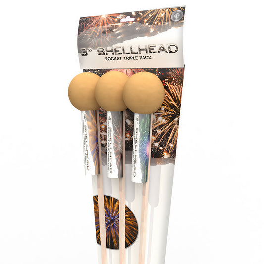 3″ Shellhead Rocket Triple Pack